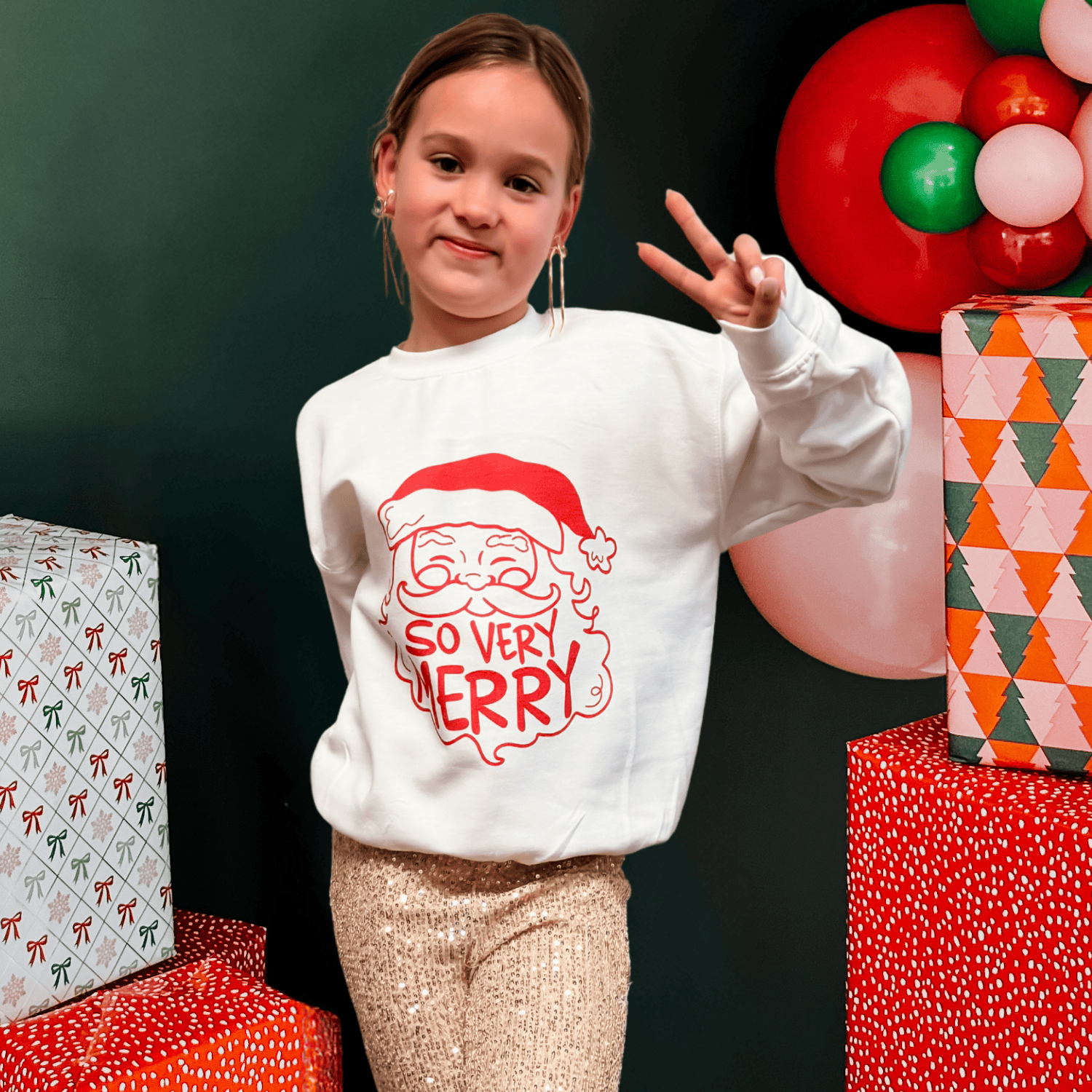 So Very Merry - Kids Crewneck