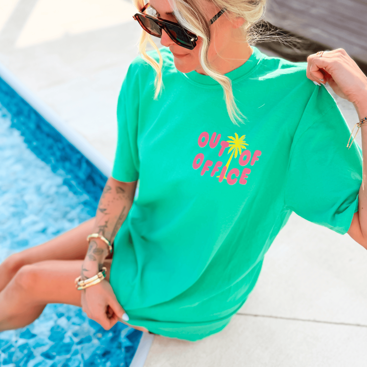 Neon Out of Office Tee