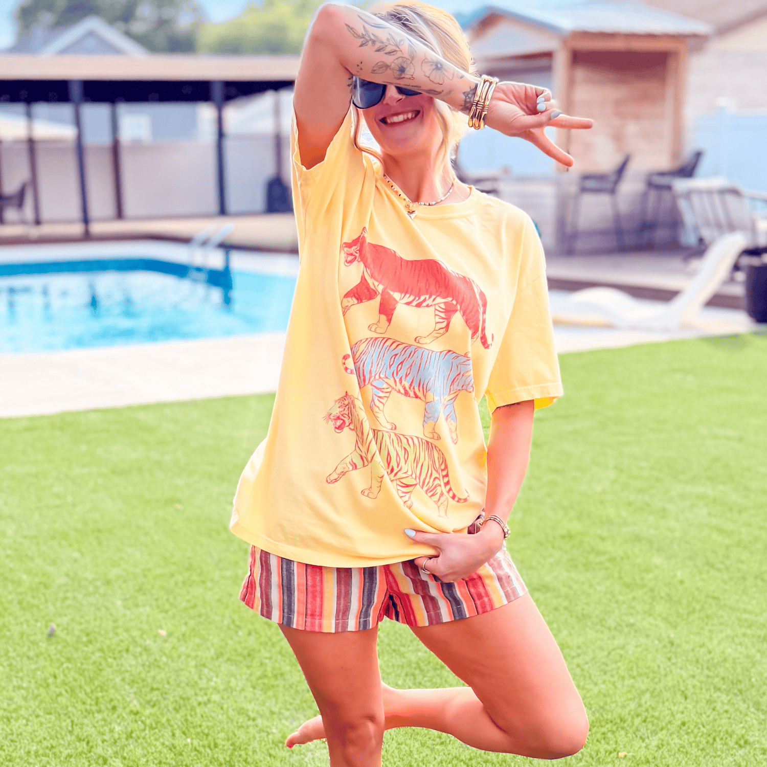 Neon Tigers | Shop Mountain Moverz T-Shirts Neon Tigers | Shop Mountain Moverz T-Shirts