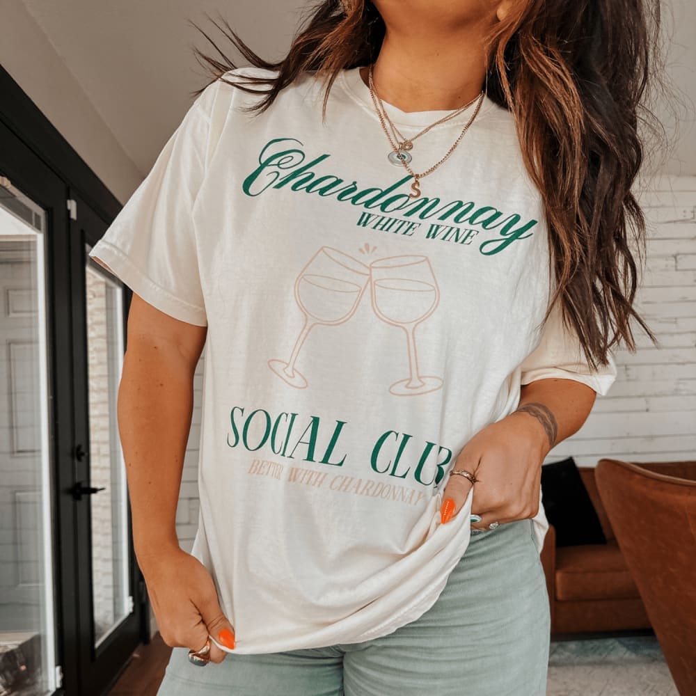 Chardonnay Social Club Tee - NEW