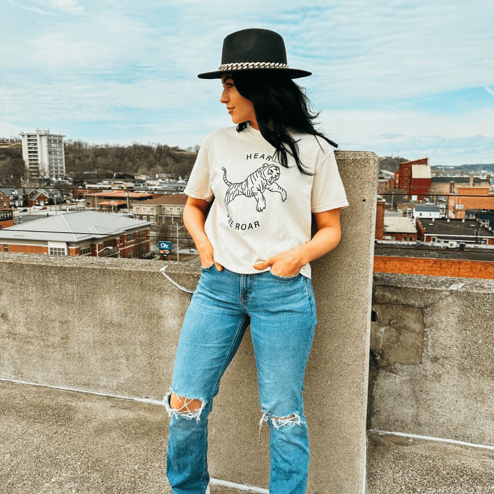 Hear Me Roar Boxy Tee - NEW
