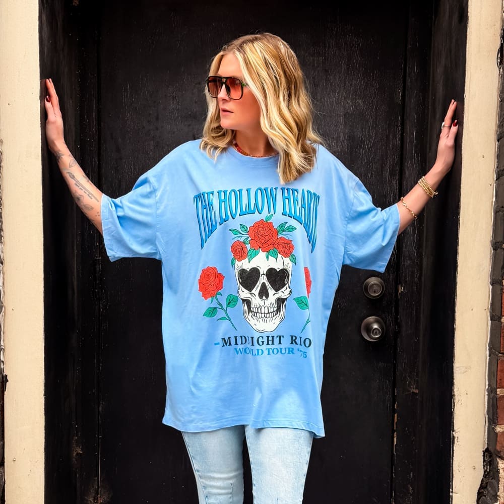 Hollow Hearts Oversized Tee