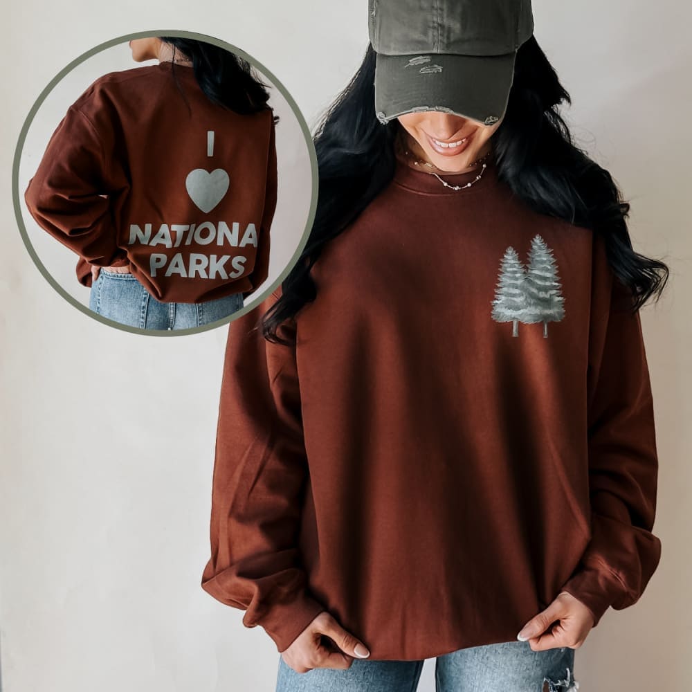 I Love National Parks Sweatshirt