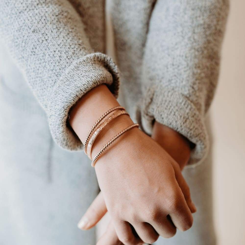 Merry Gold Personalized Women’s Bangle - Women’s Bangles