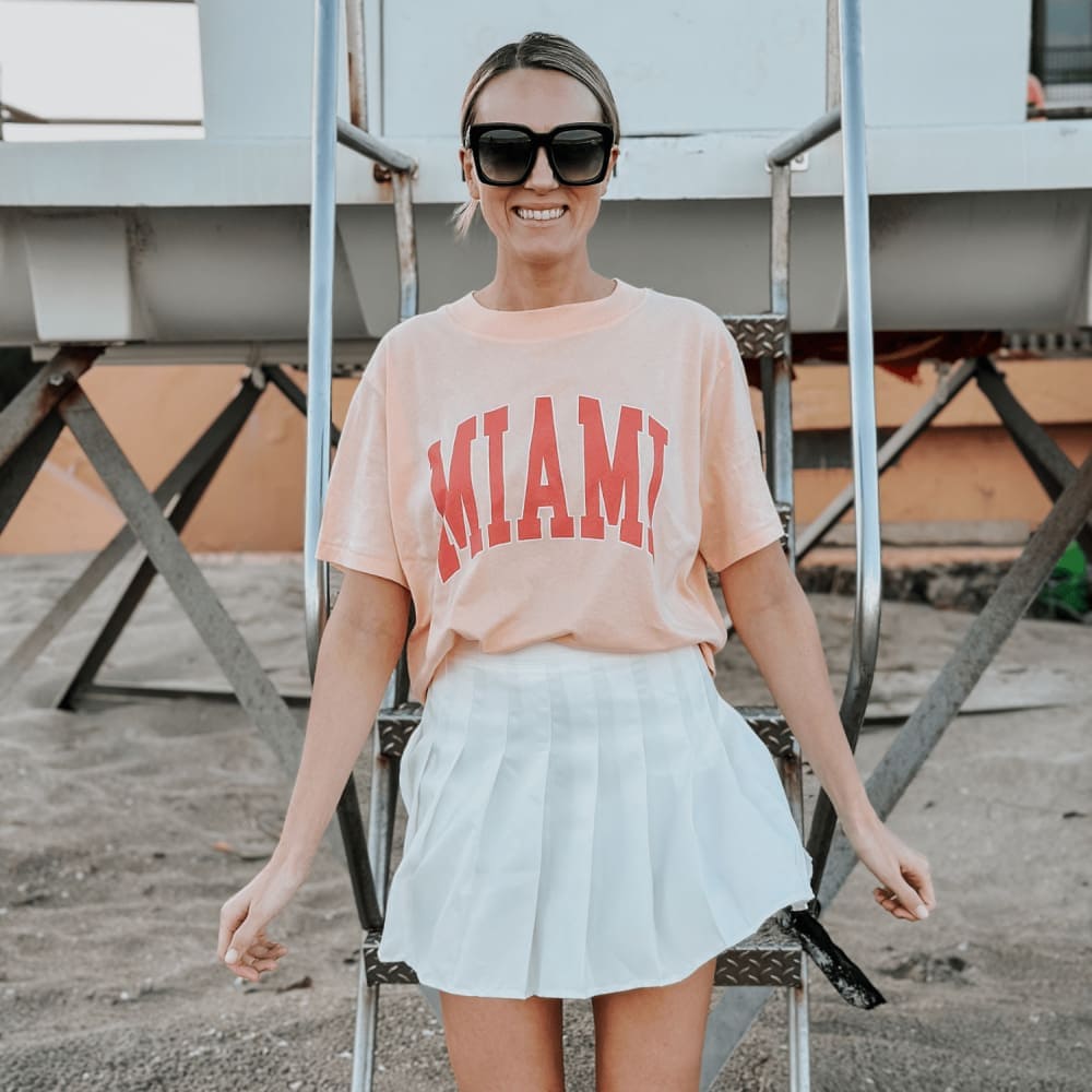 Miami Relaxed Boxy Tee - NEW