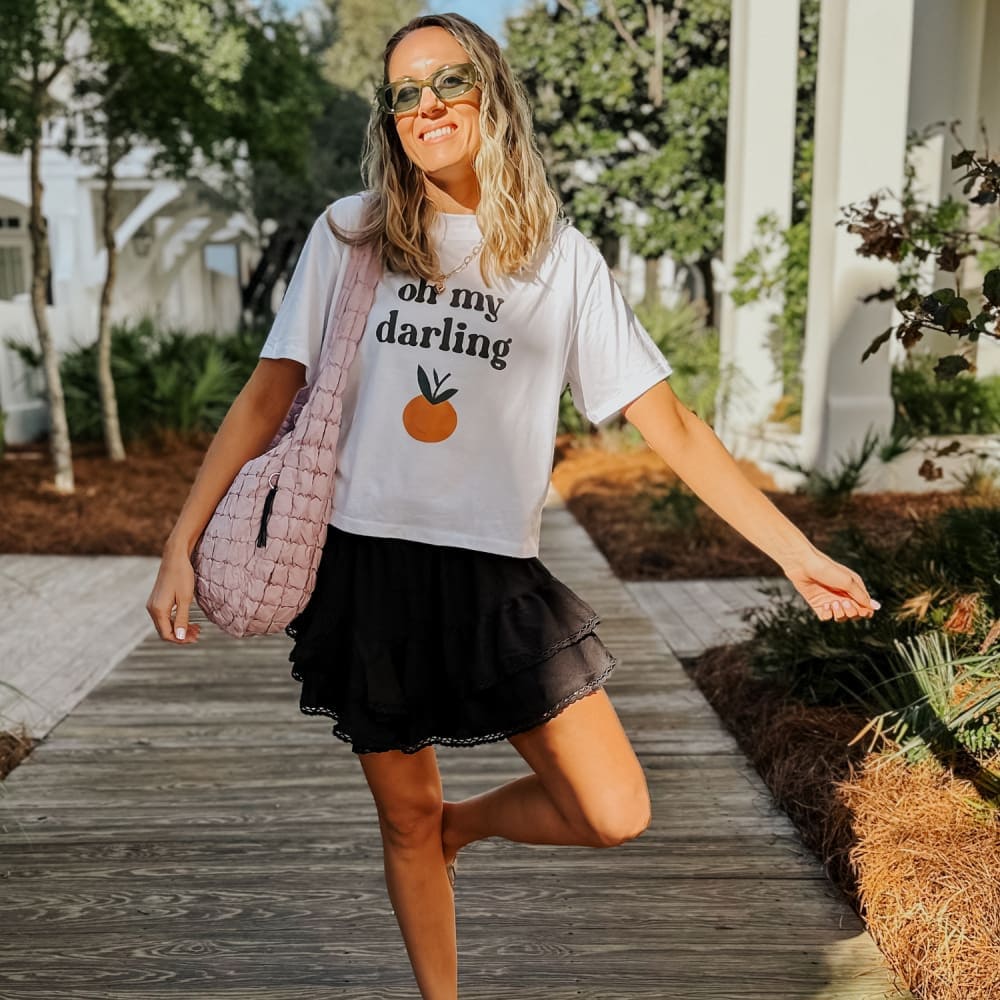 Oh My Darling Relaxed Boxy Crop - NEW