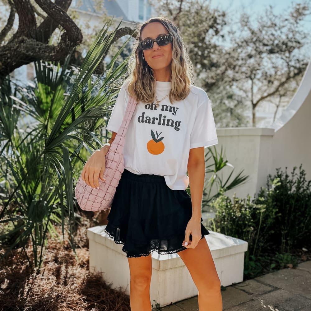 Oh My Darling Relaxed Boxy Crop - NEW