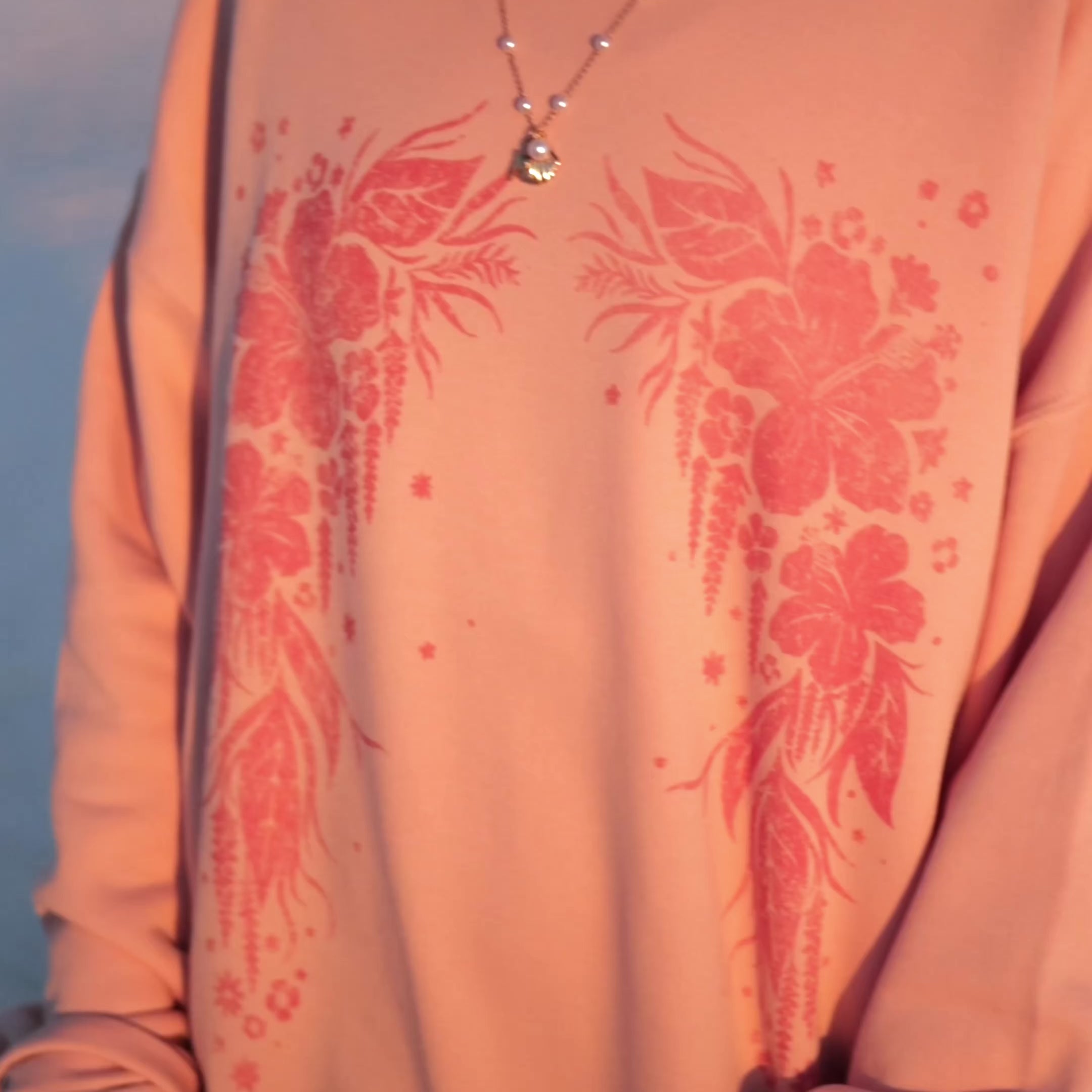 Hibiscus Glow Sweatshirt