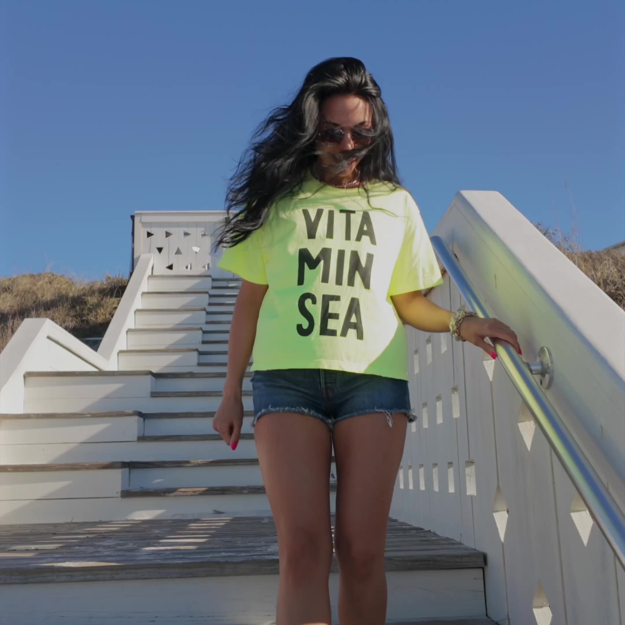 Vitamin Sea Cropped Tee