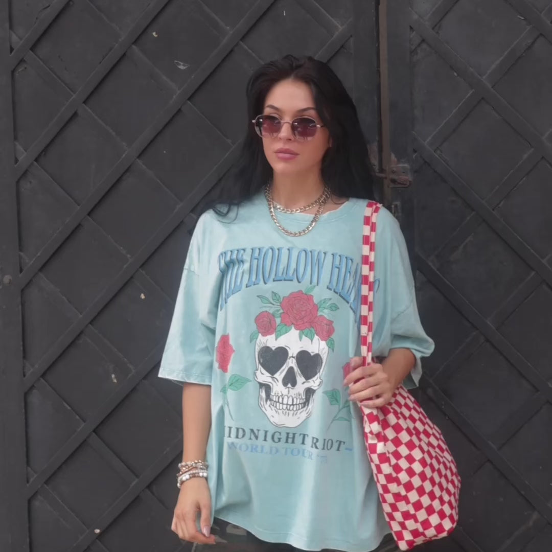 Hollow Hearts Oversized Tee