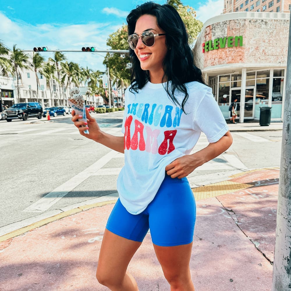 American Mama - Red & Blue - Mommy Apparel
