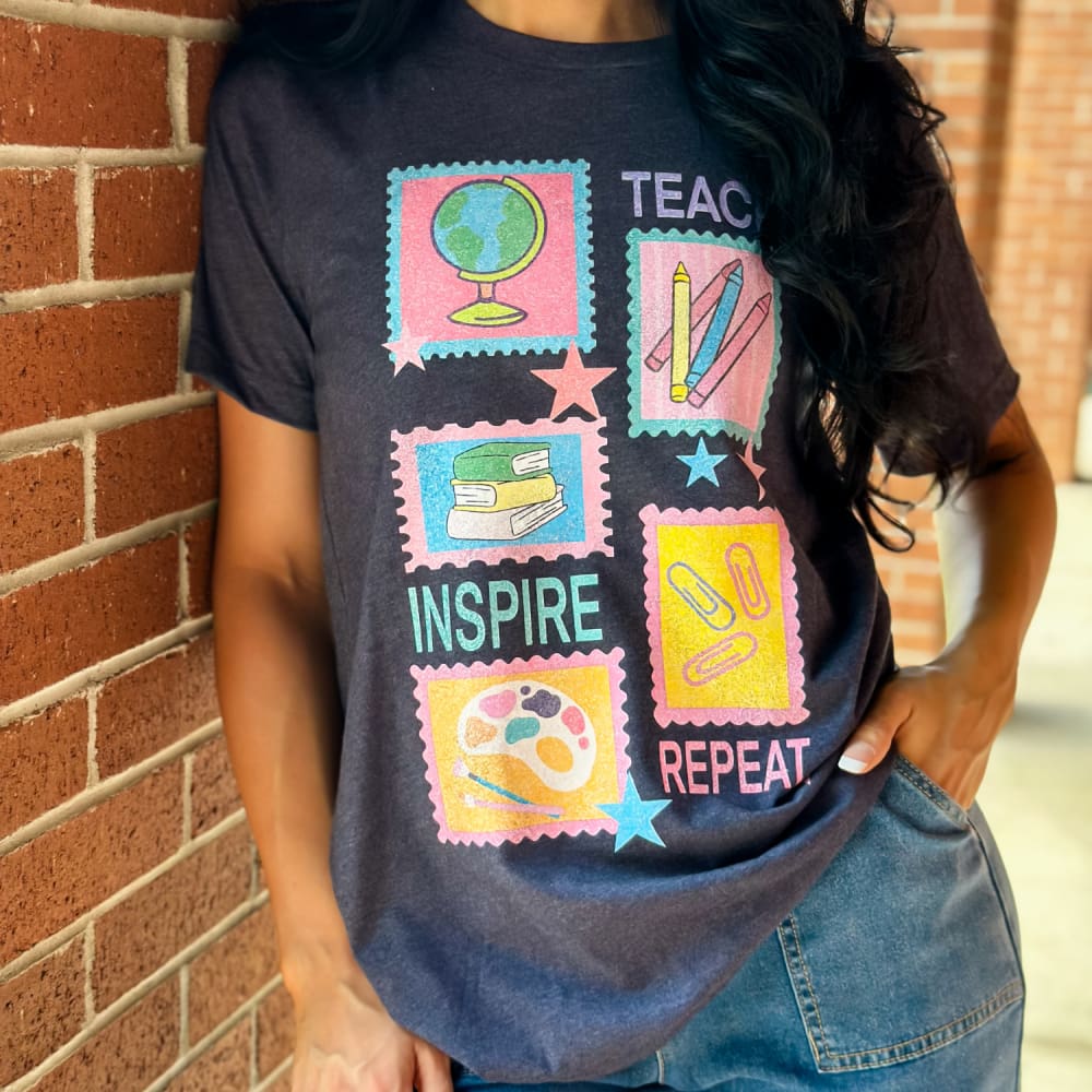 Stamps of a Teacher Tee - Mommy Apparel