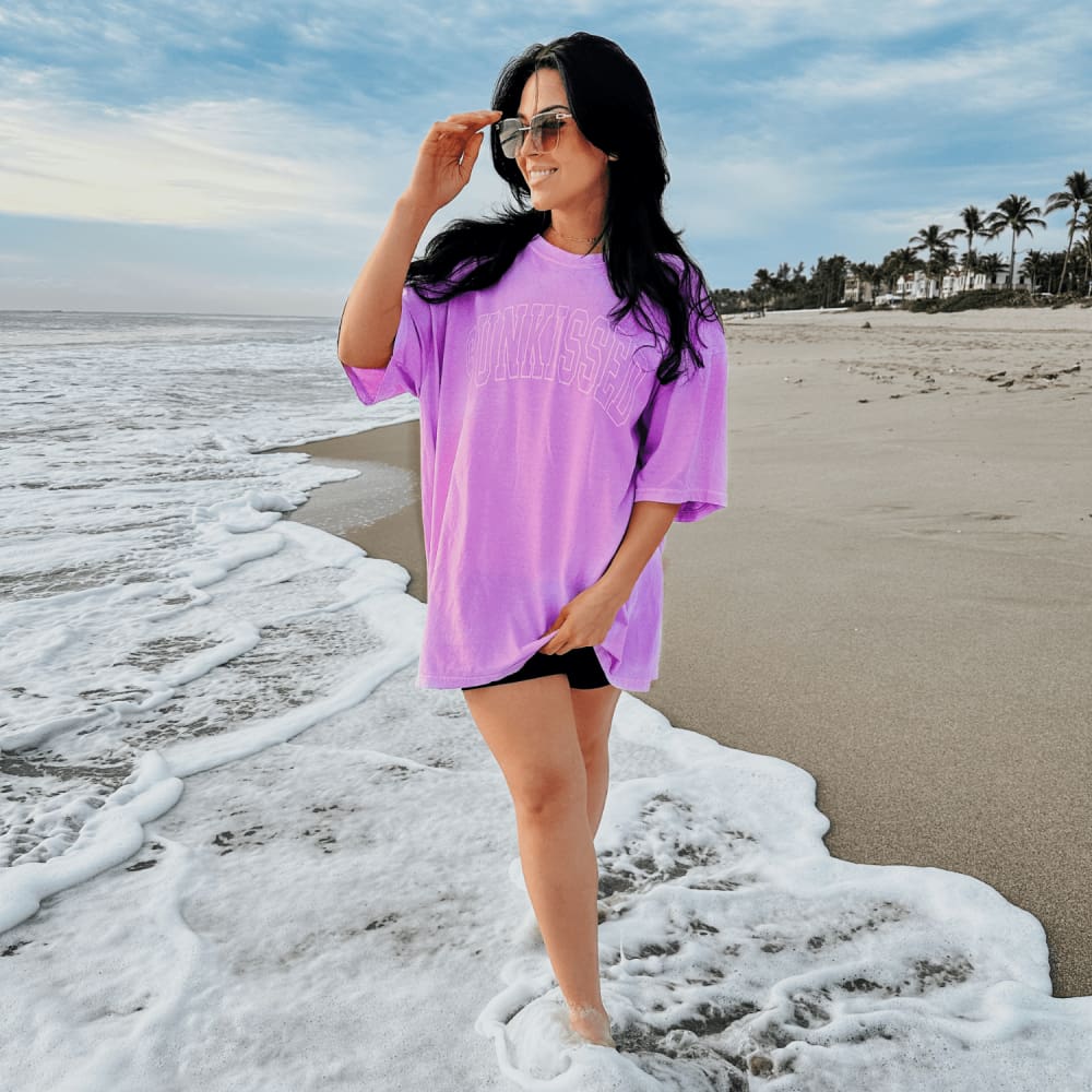 Sunkissed Tee - Neon Violet - NEW