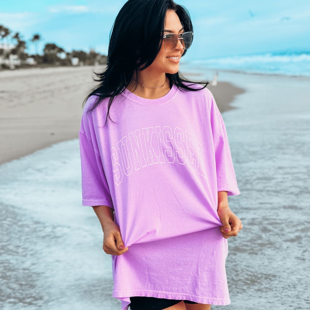 Sunkissed Tee - Neon Violet - NEW