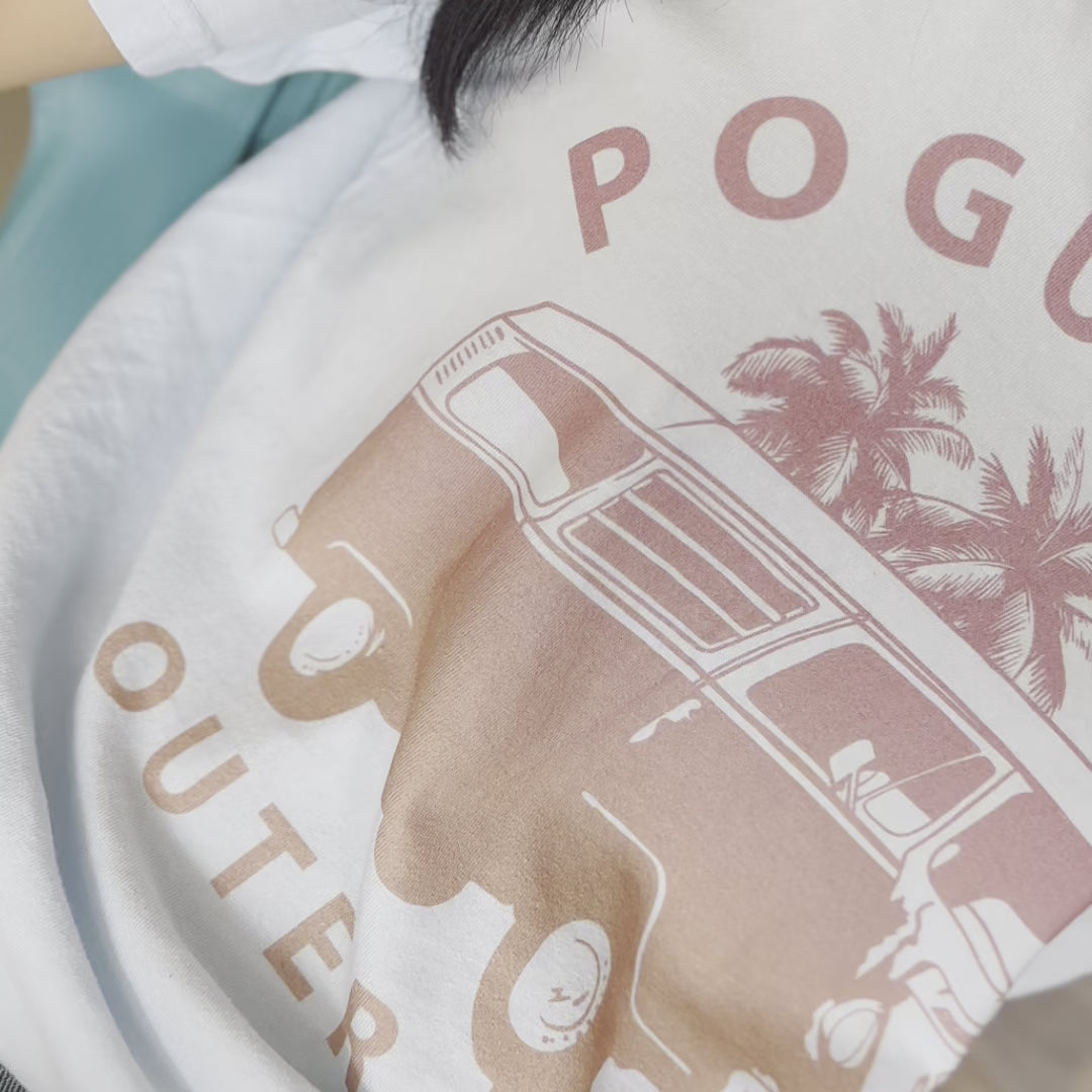 Outer Banks Pogue Life Tee - Chambray