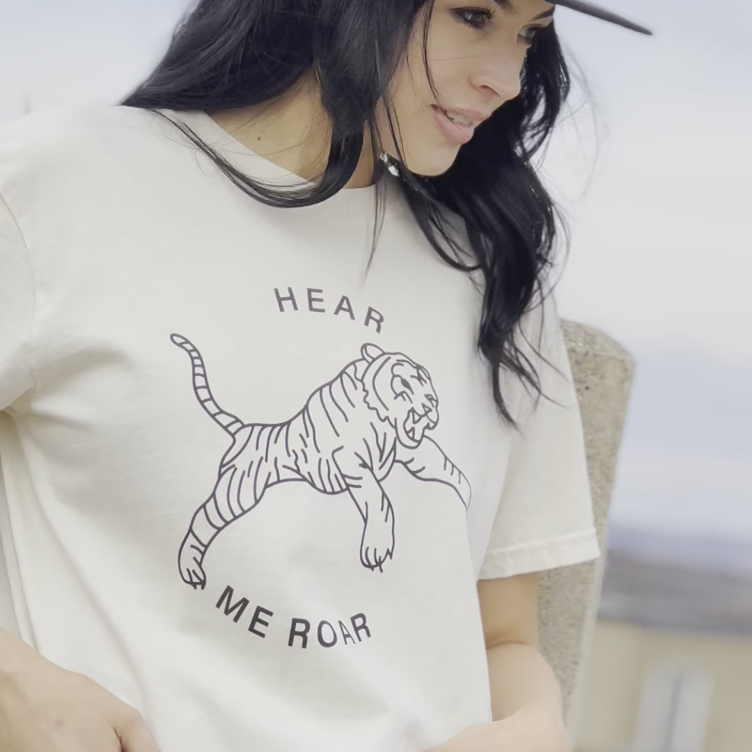 Hear Me Roar Boxy Tee