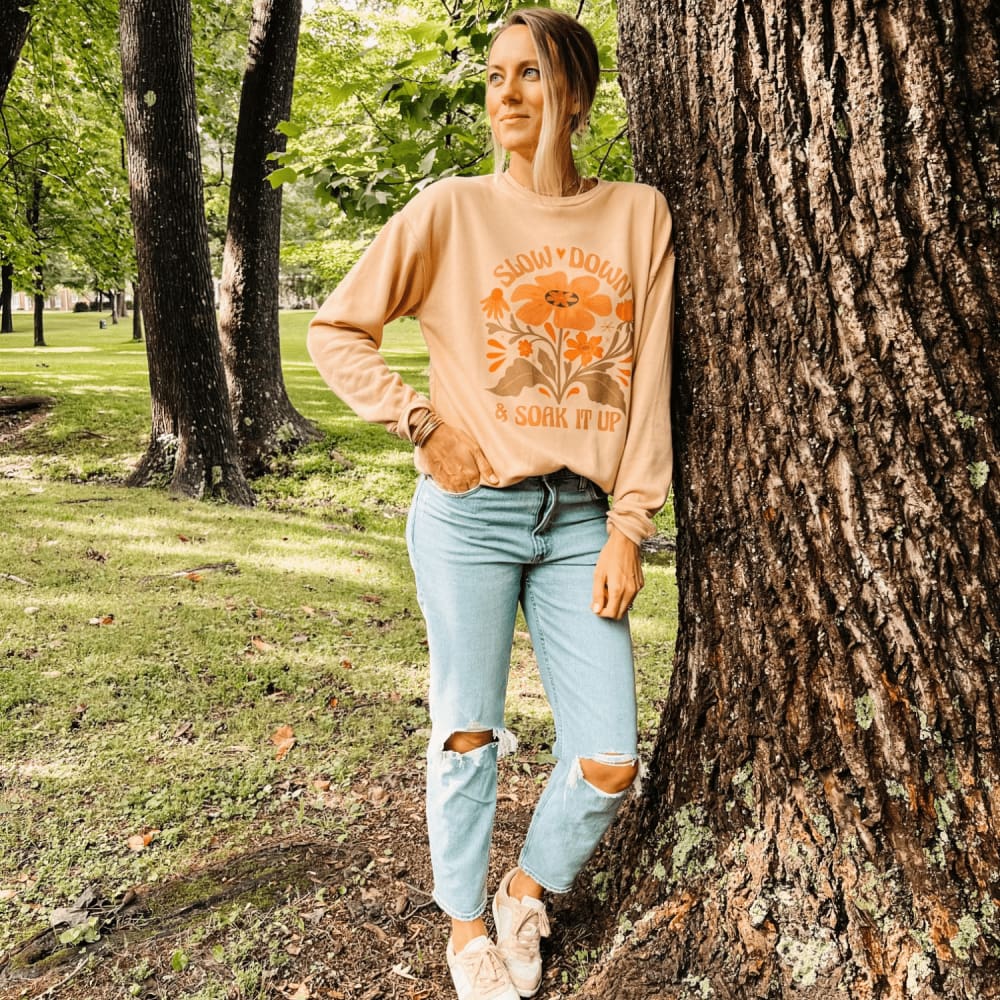 Soak it Up Sweatshirt - Sand Dune