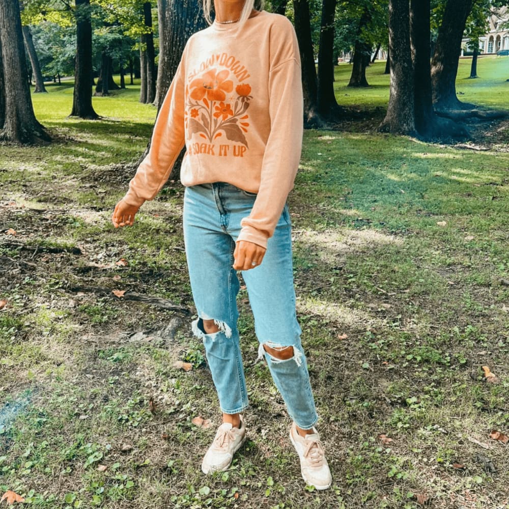 Soak it Up Sweatshirt - Sand Dune