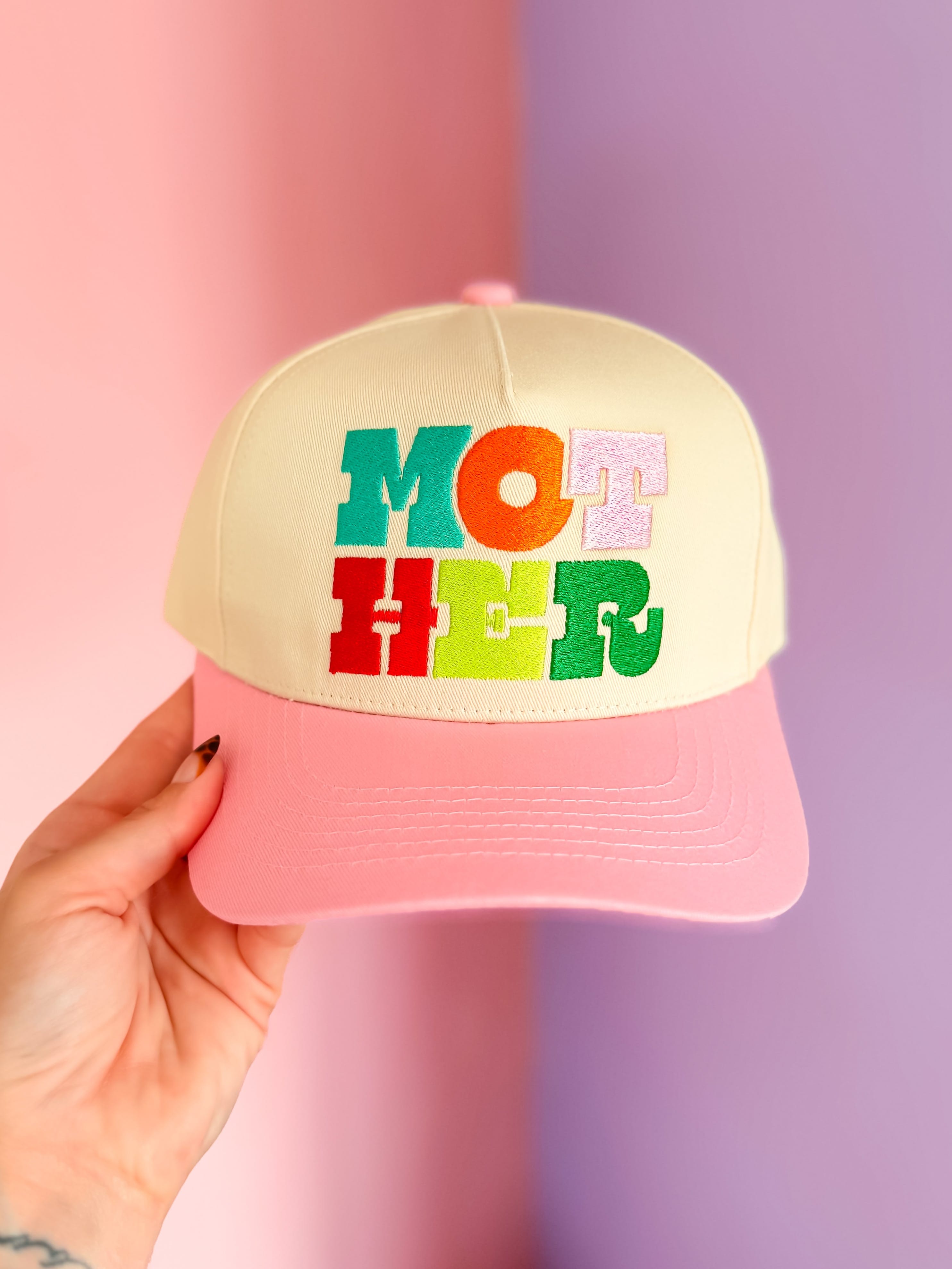 Mother Chunky Embroidered Trucker – Mountain Moverz