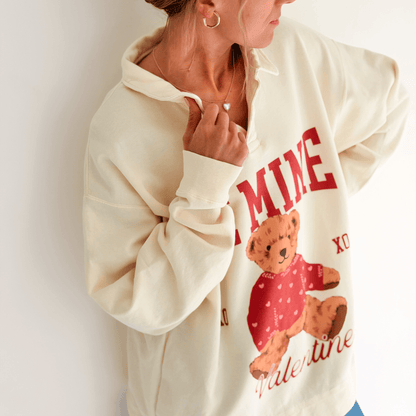 Be Mine Collegiate Crewneck