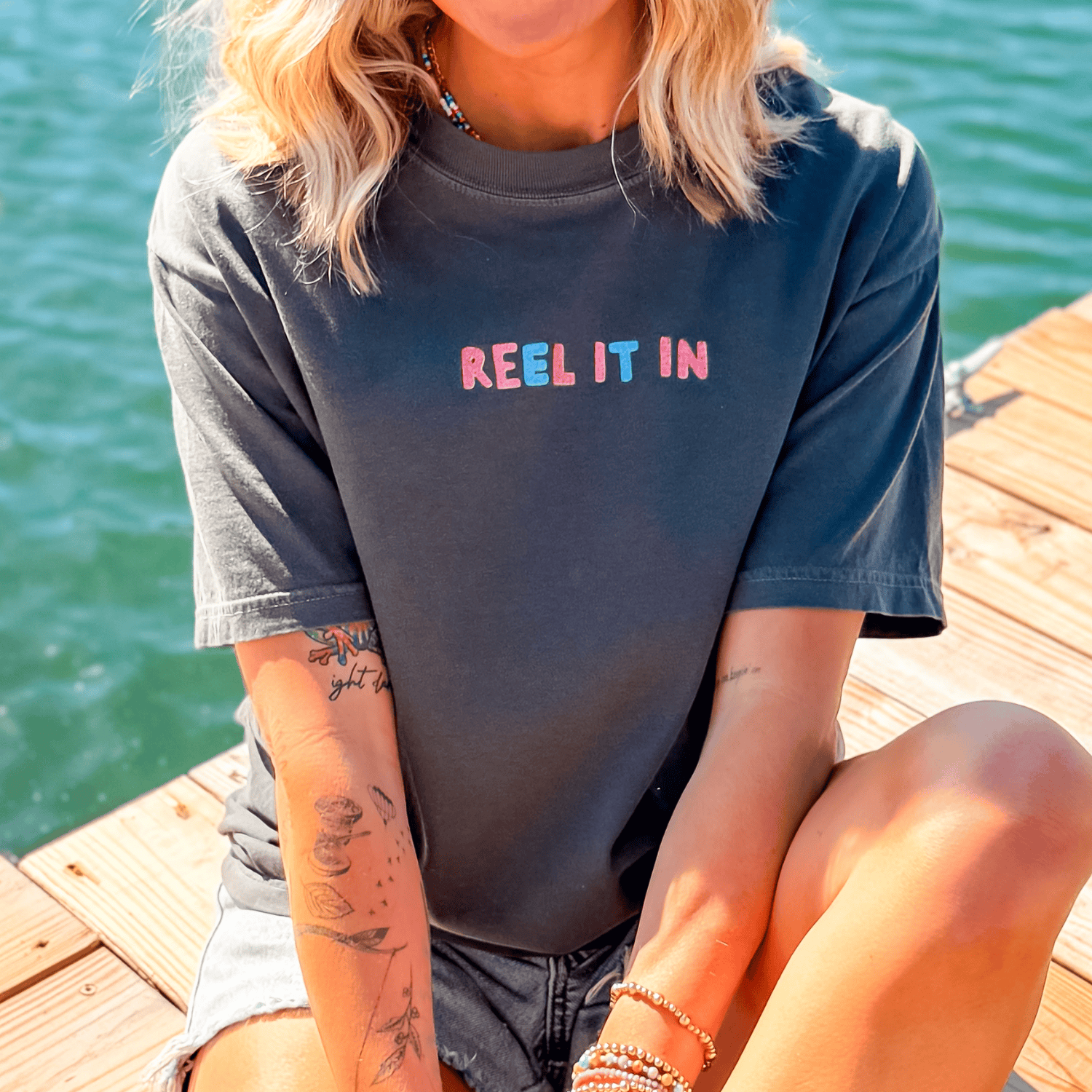 Reel It In Tee