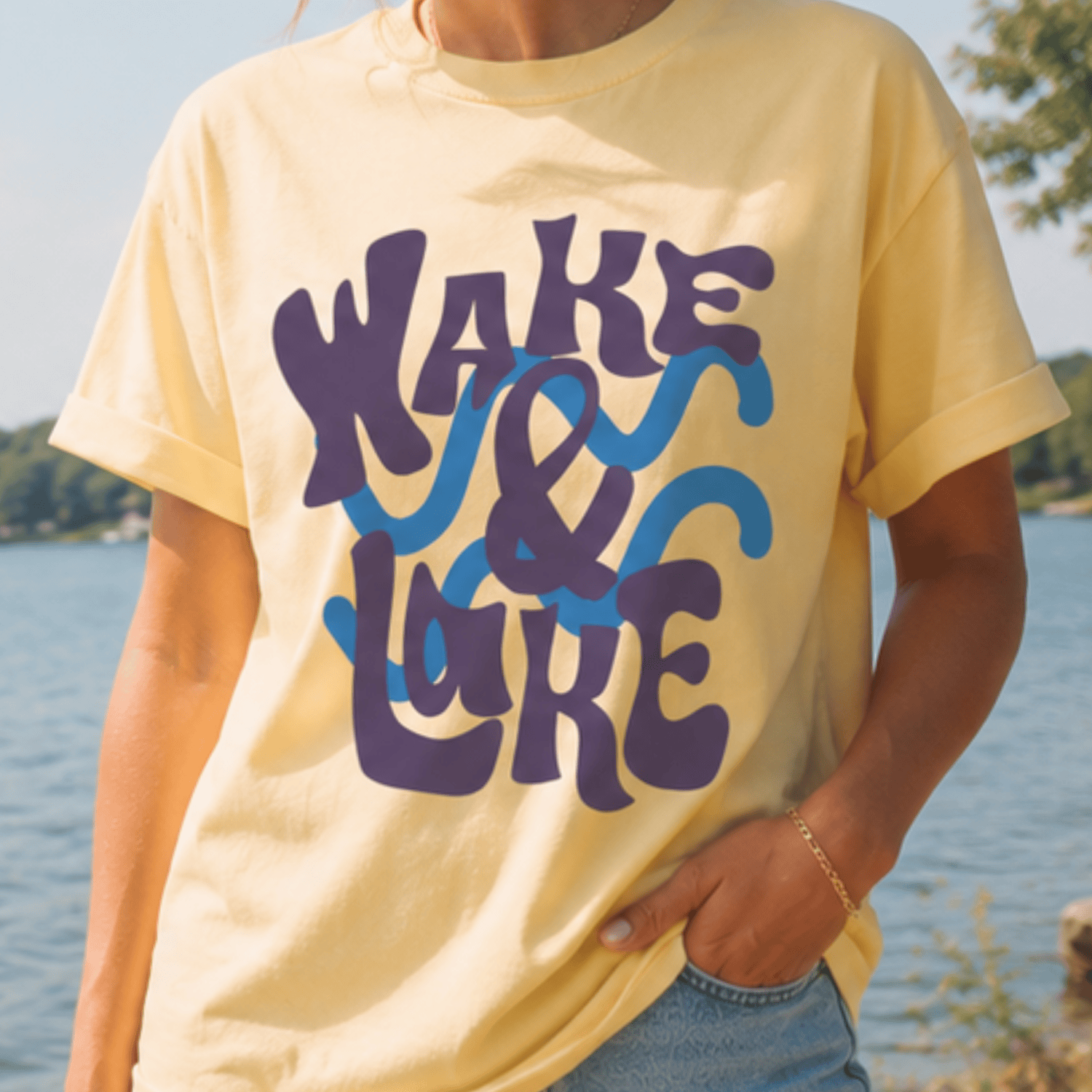 Wake & Lake Tee