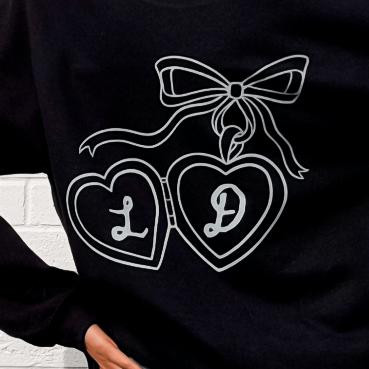 Custom Sweetheart Locket Sweatshirt