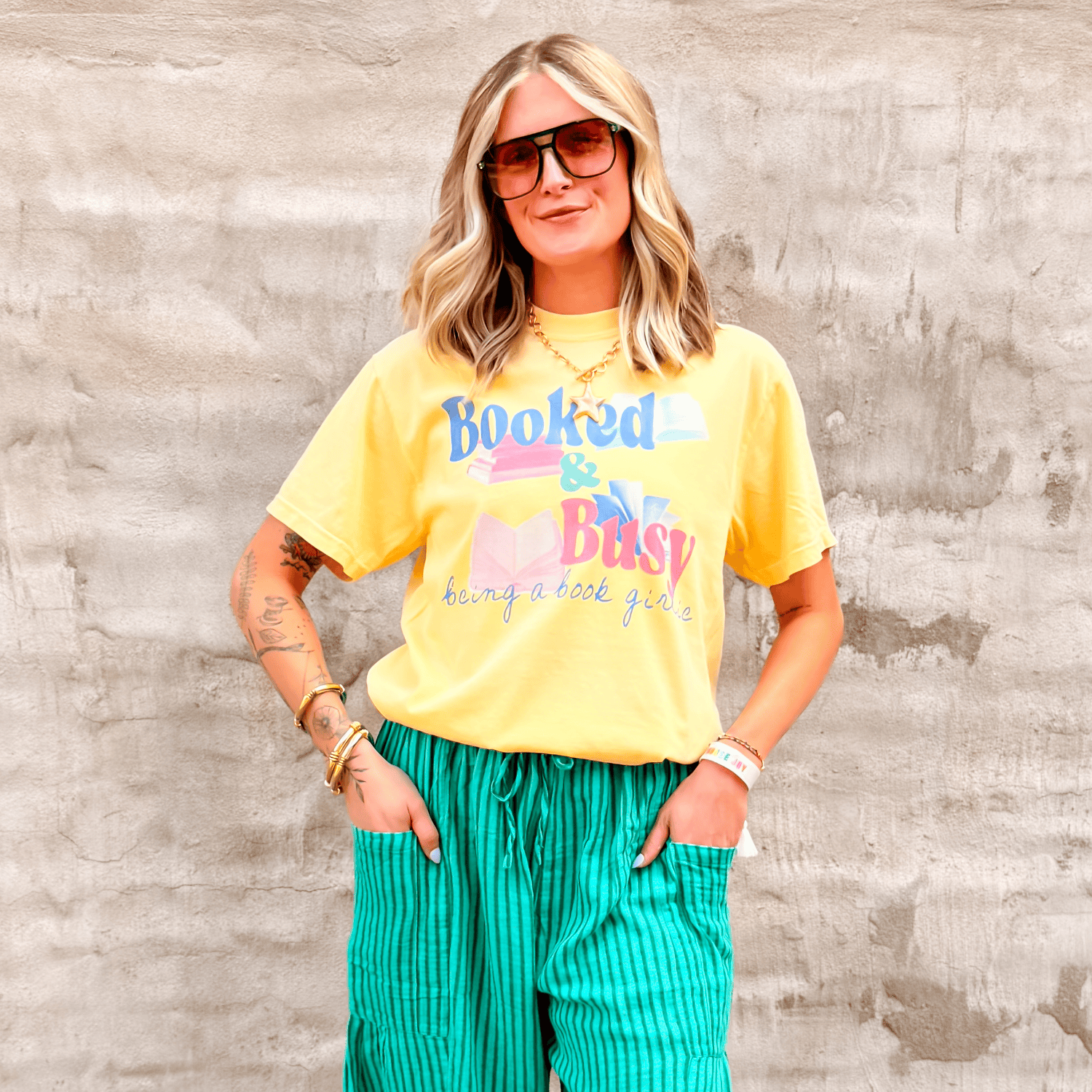 Booked & Busy Tee