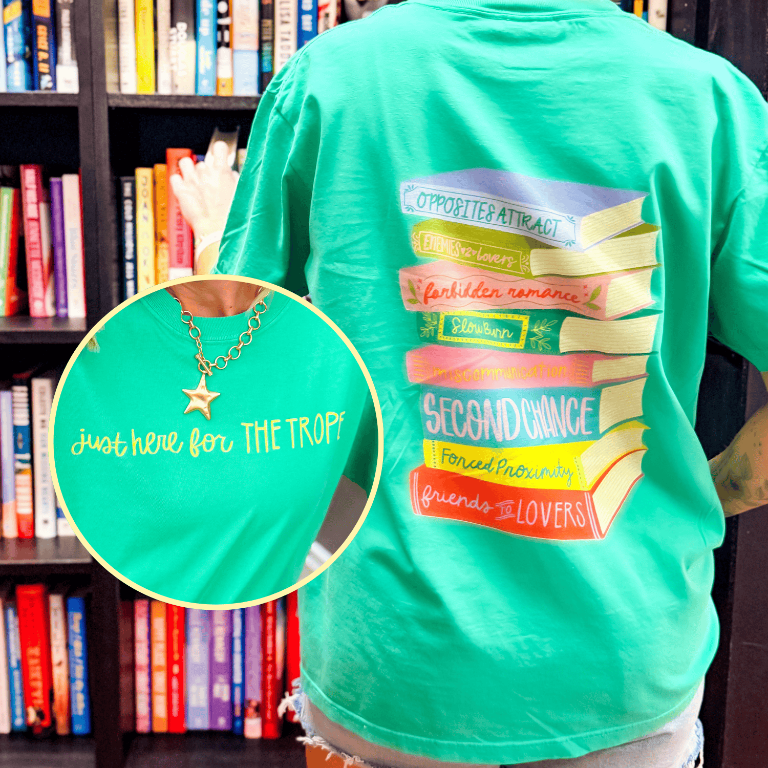 Just Here For The Tropes Tee