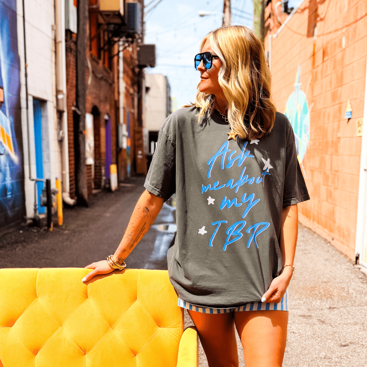 Ask Me About My TBR Tee