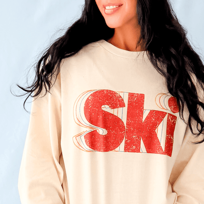Vintage Ski Long Sleeve Tee