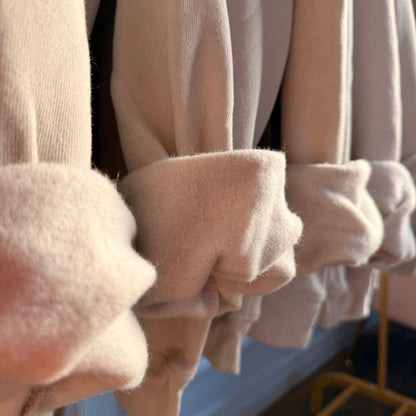 5 STAR! Grunge Black Bow Sweatshirt - Dust