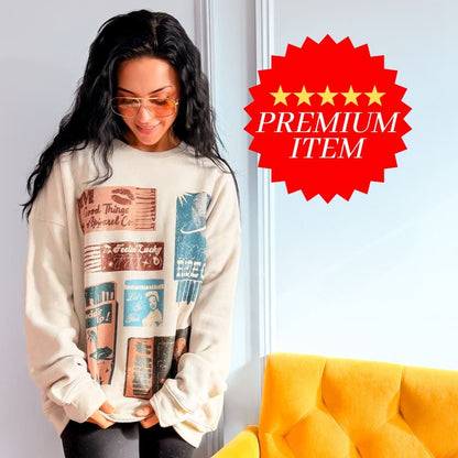 5 STAR! Vintage Matchboxes Sweatshirt - Dust