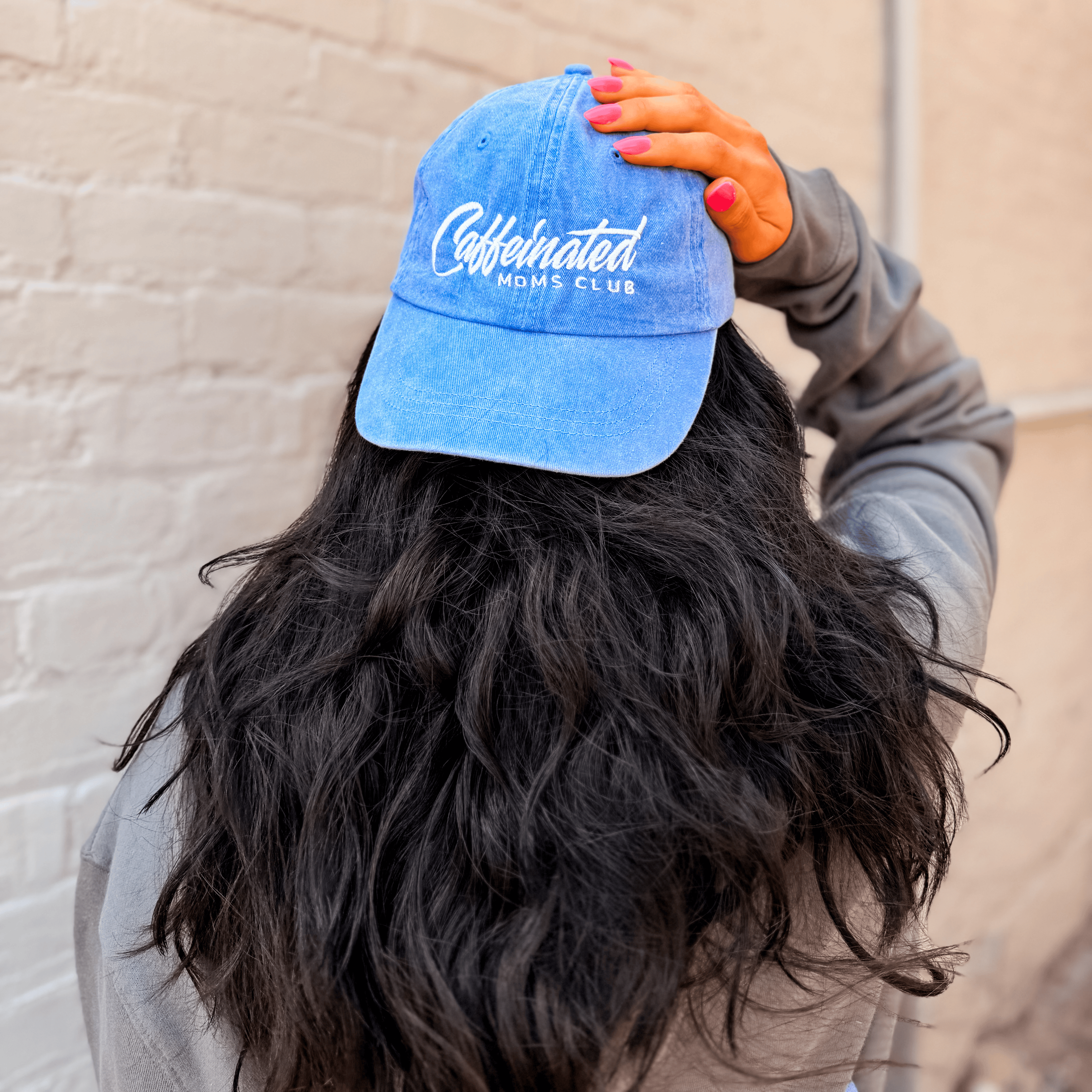 Caffeinated Moms Club Embroidered Cap