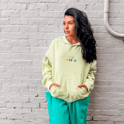 Joy Seeker Embroidered Hooded Pullover
