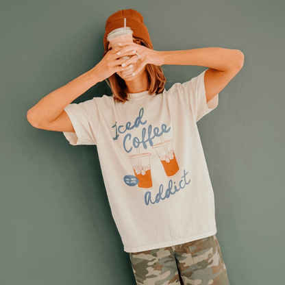 Iced Coffee Addict Tee