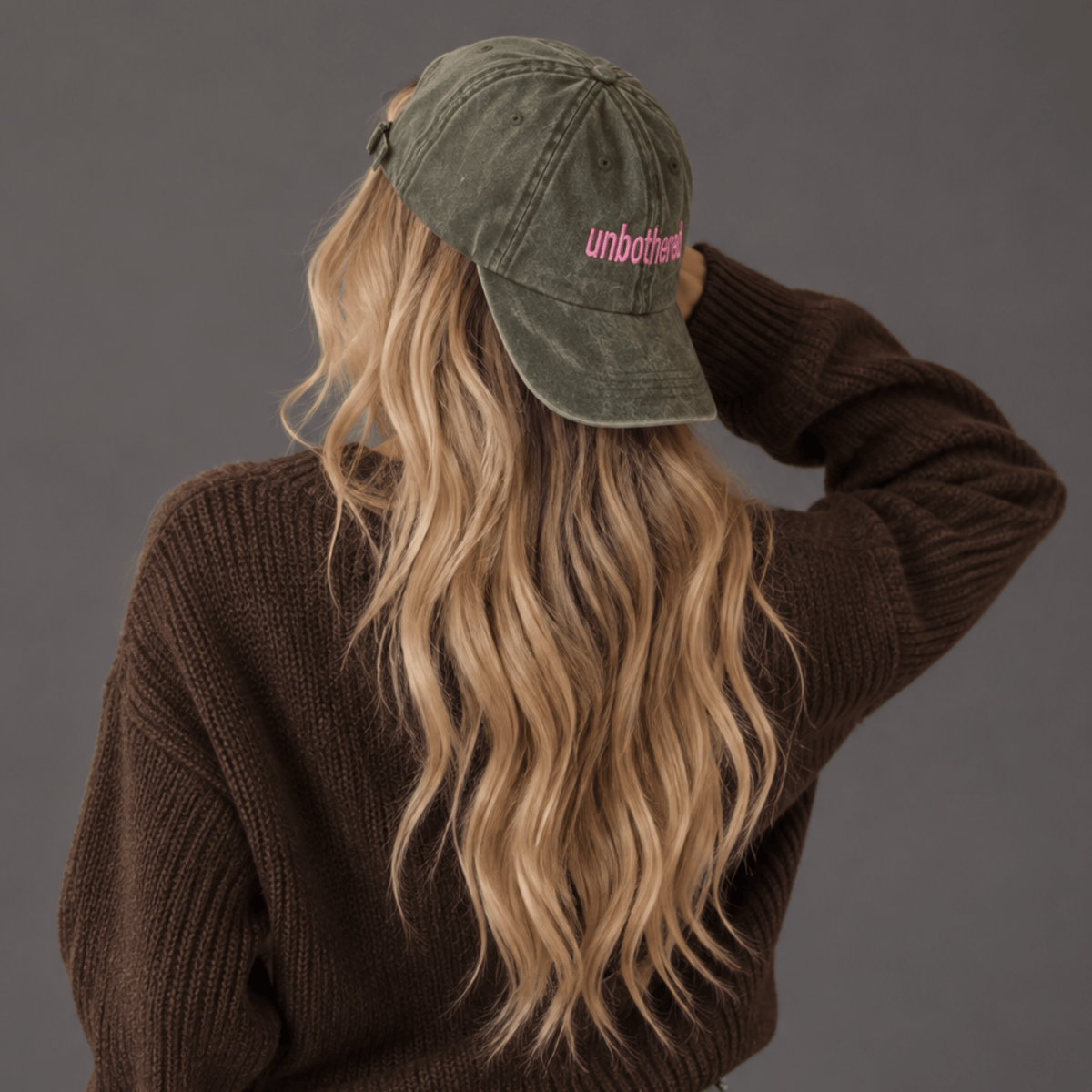 Unbothered Embroidered Cap