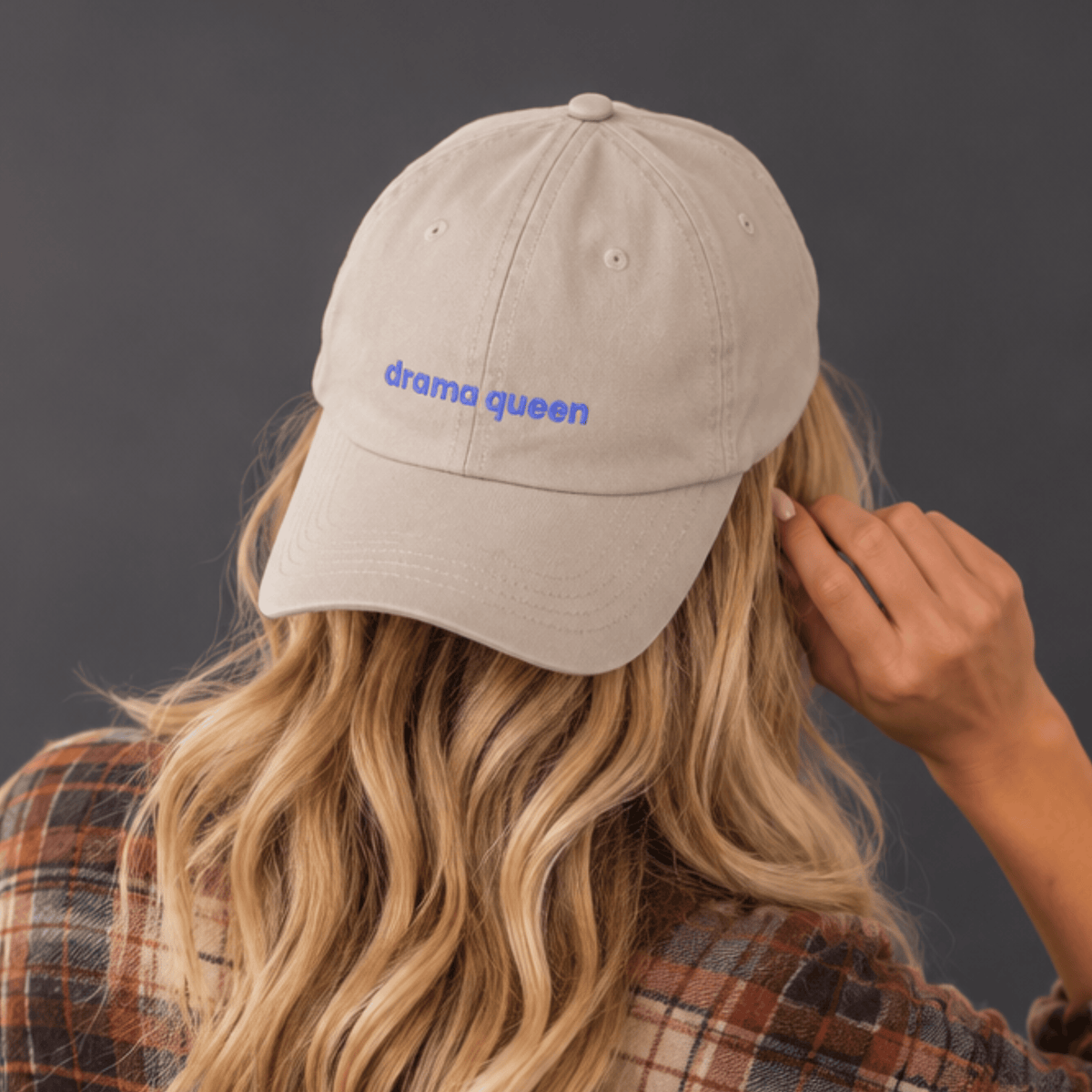 Drama Queen Embroidered Cap
