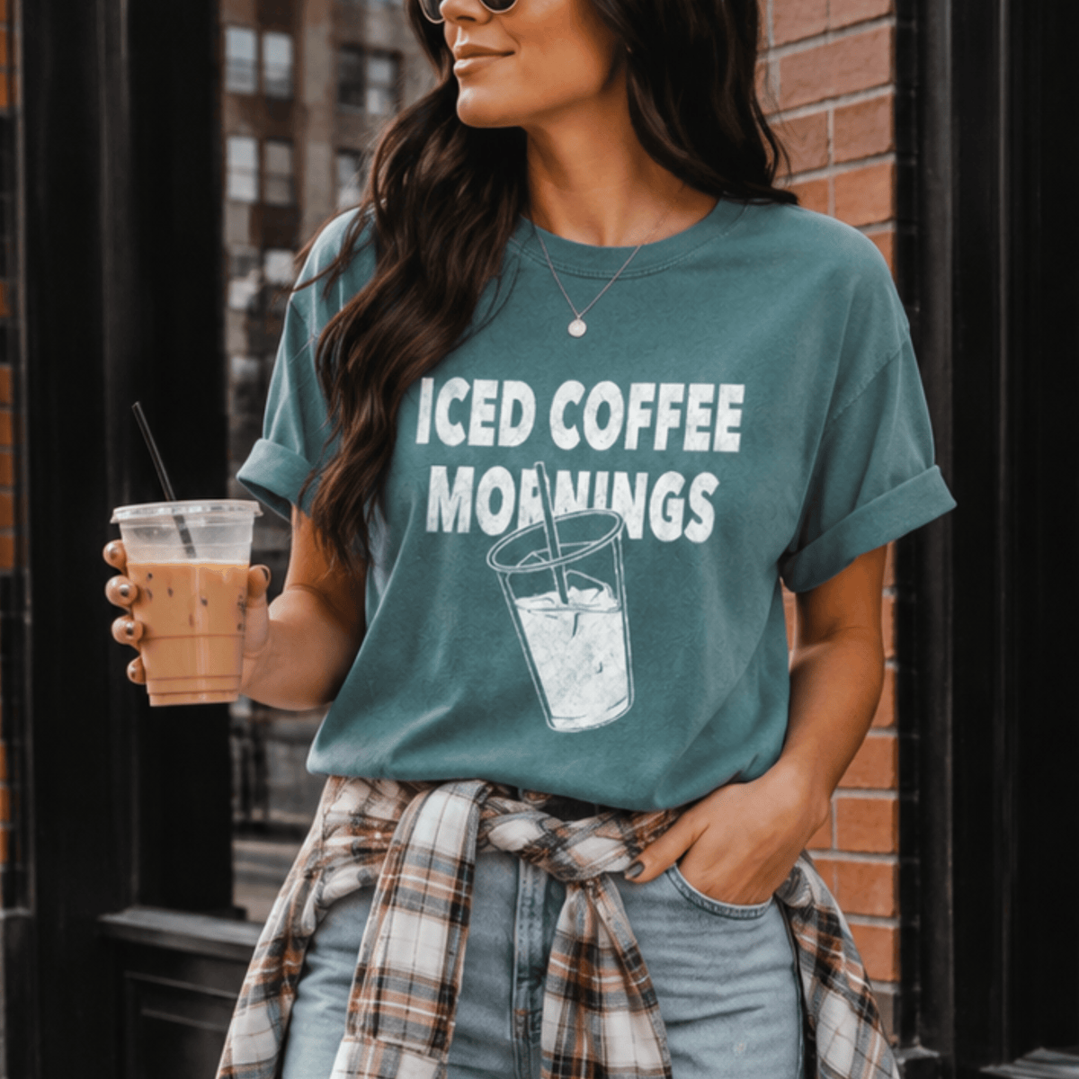 Iced Coffee Mornings Tee