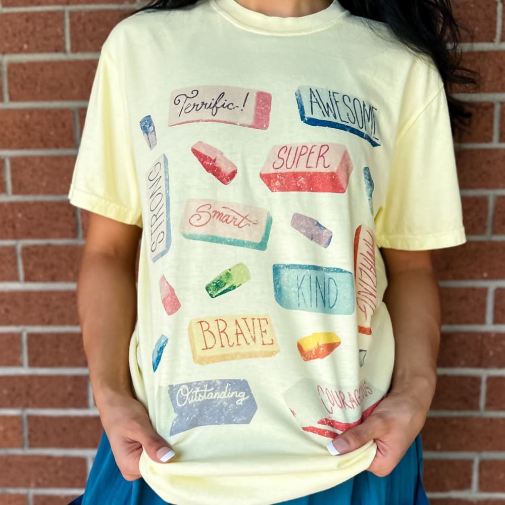 Affirmation Erasers Tee - Mommy Apparel