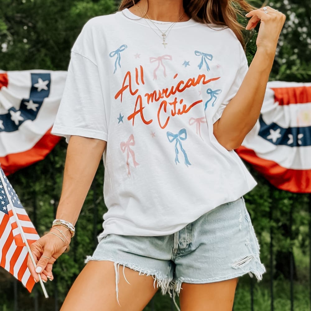 All American Cutie - Adult Tee - NEW