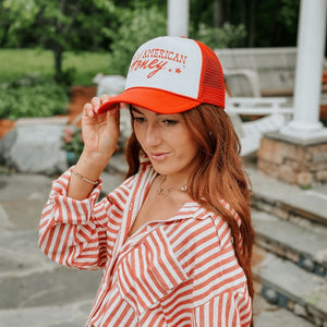 American Honey Trucker Hat - Red