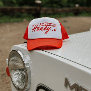 American Honey Trucker Hat - Red