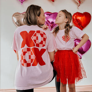 Checkerboard XOXO Tee - Kids - Apparel