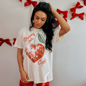 Cherry On Top Tee - NEW