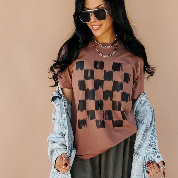 トップス house on the hill L/S Tee (Checker) Tops | House on the Hill