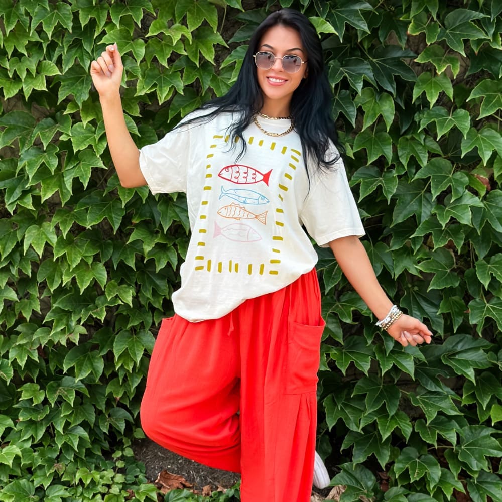 Colorful Catch Tee