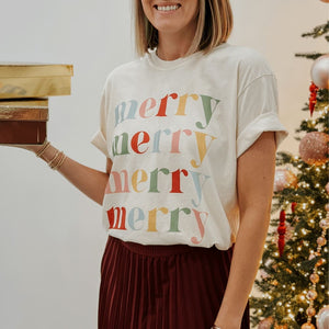 Colorful Merry Tee - Mommy Apparel