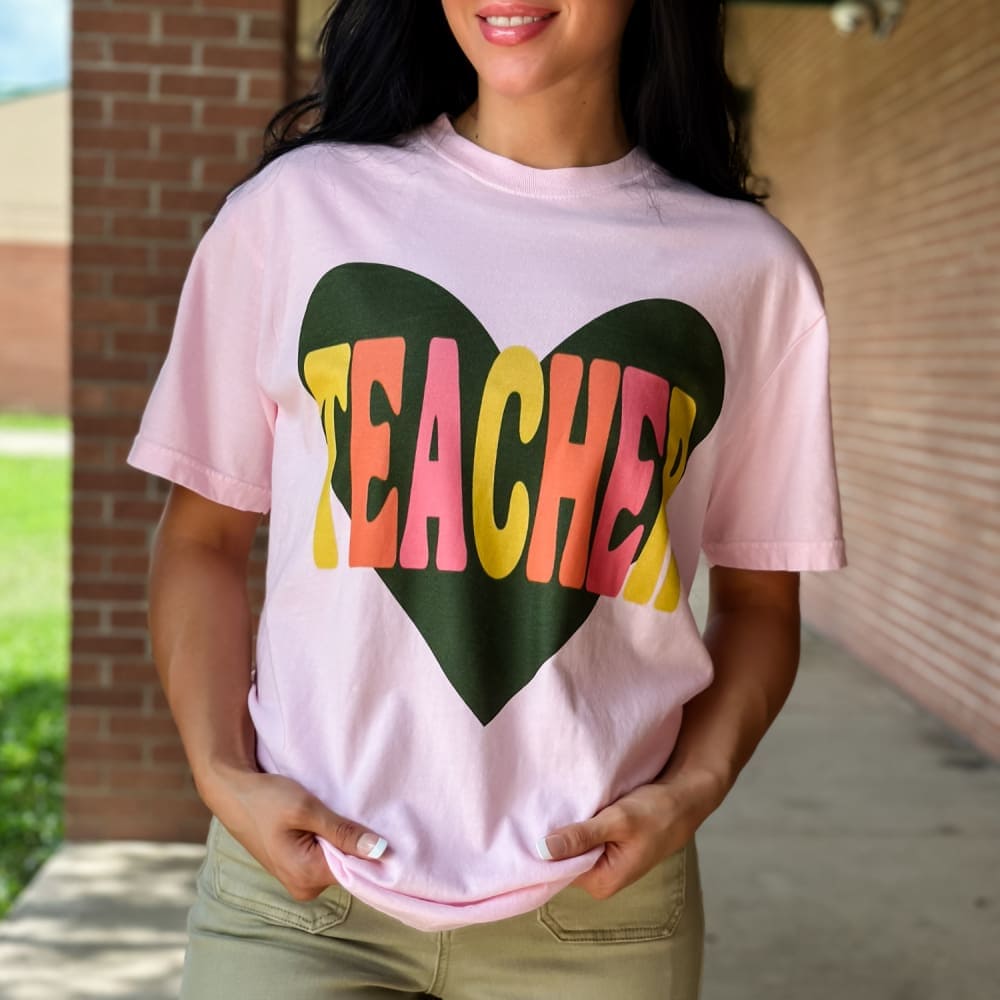 Colorful Teacher Tee - NEW