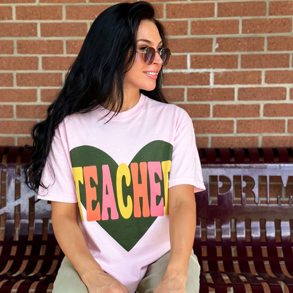 Colorful Teacher Tee - NEW